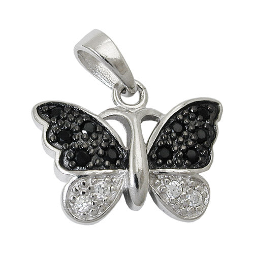 Vedhæng 11x15mm Butterfly, sølv 925