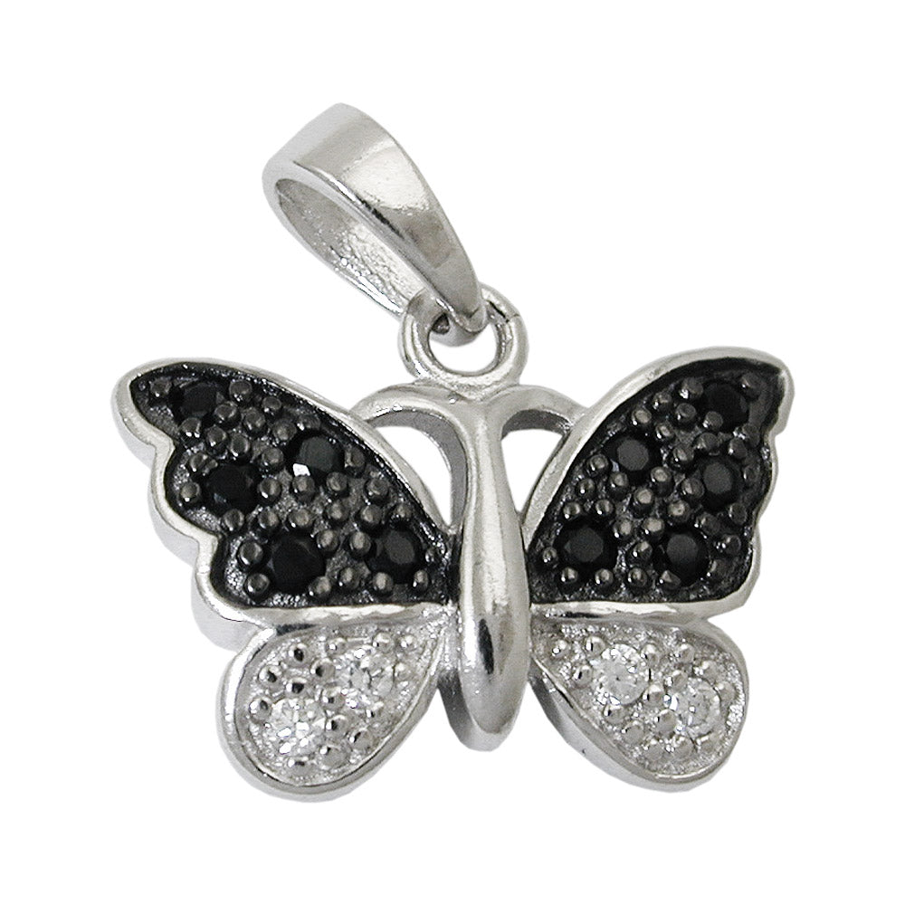 Vedhæng 11x15mm Butterfly, sølv 925