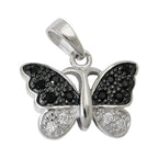 Vedhæng 11x15mm Butterfly, sølv 925