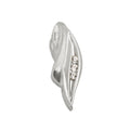 Vedhæng 20x6mm Cubic Zirconia mat blank sølv 925