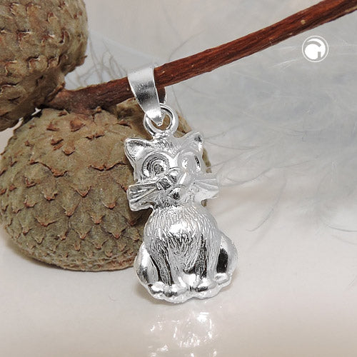 Pendel 15x9mm Cat Blanky Silver 925