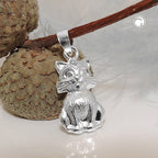 Pendel 15x9mm Cat Blanky Silver 925