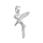 Vedhæng 18x12mm Elf Shiny Silver 925