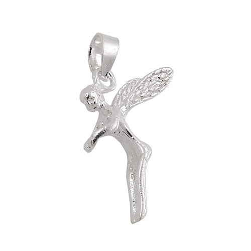 Vedhæng 18x12mm Elf Shiny Silver 925