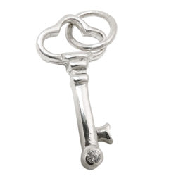 Vedhæng 21x10mm skål med zirkonia skinnende sølv 925
