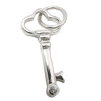 Vedhæng 21x10mm skål med zirkonia skinnende sølv 925