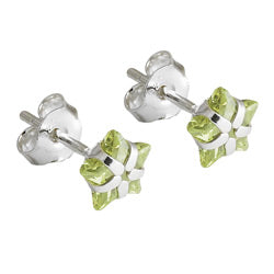 Ørestikker 6mm stjerne Cubic zirkonia Jonquil Helloliv sølv 925