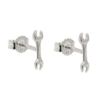 Ørestift ørering 8,6x2,5 mm skruenøgle sølv 925