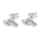 Stiftørering 4x9mm Lille bil Skinnende Sølv 925