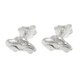 Stiftørering 4x9mm Lille bil Skinnende Sølv 925