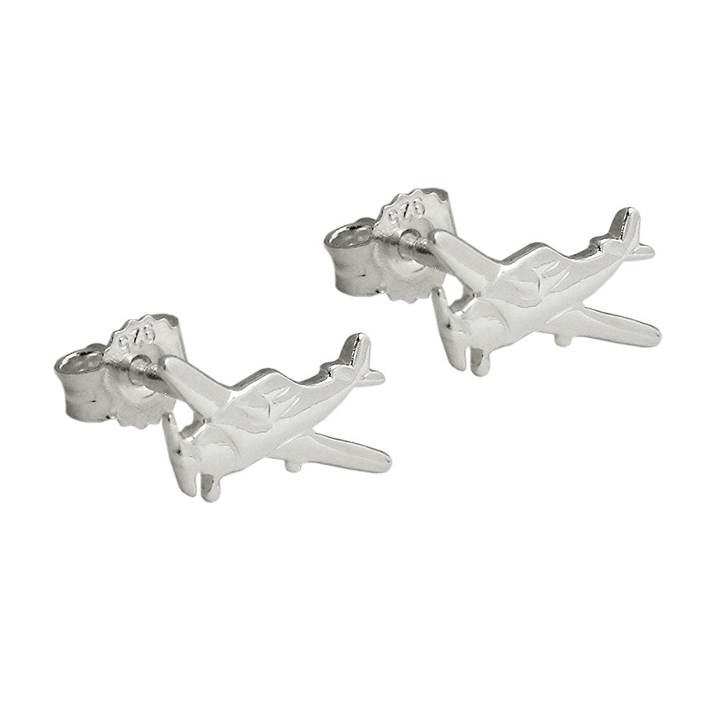 Ørestikker 12x5mm Lille Motorfly Sølv 925