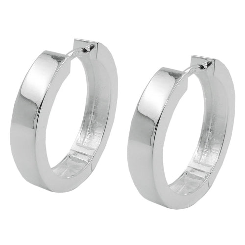 Ramme 19x4mm Hængsel Blank Sølv 925