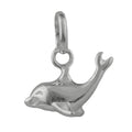 Vedhæng 12x7mm Dolphin Shiny Silver 925