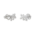 Ørestik 11x6mm halevoks skinnende sølv 925